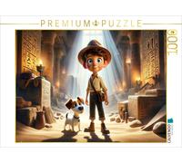 Puzzle CALVENDO Les secrets du sable : L'énigme égyptienne de Max et Buddy | 100