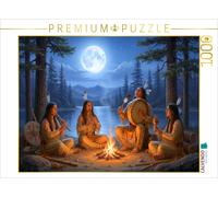 Puzzle CALVENDO Les tambours dans la nuit - La spiritualité des Amérindiens | 10