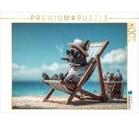 Puzzle CALVENDO Levez la main, les vacances commencent | 1000 pièces, format a