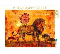Puzzle CALVENDO Lion dans un paysage de savane lumineux | 1000 pièces, format as