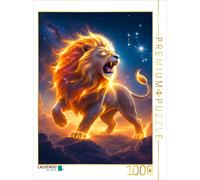 Puzzle CALVENDO Lion - Le cœur du héros | 1000 pièces, format assemblé 64 × 48 c