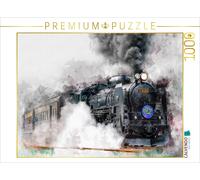 CALVENDO Puzzle Locomotive à Vapeur 1000 Pieces 64 x 48 cm from Peter Roder