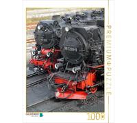 Puzzle CALVENDO locomotives à vapeur | 1000 pièces, format assemblé 64 × 48 cm |