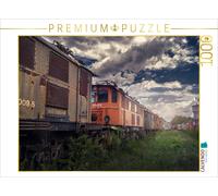 Puzzle CALVENDO Locomotives sur la voie de garage | 1000 pièces, format assemblé