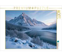 Puzzle CALVENDO Lofoten, Norvège - Lac gelé | 1000 pièces, format assemblé 64 ×