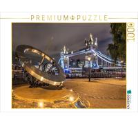 Puzzle CALVENDO LONDRES Tower Bridge dans l'éclat des lumières | 1000 pièces, fo