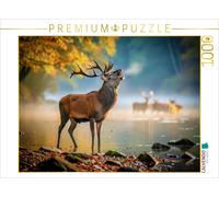 Puzzle CALVENDO Lorsque le cerf apparaît, la forêt retient son souffle. | 1000 p