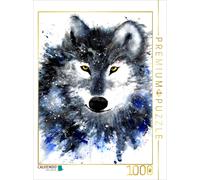 Puzzle CALVENDO Loup | 1000 pièces, format assemblé 64 × 48 cm | Puzzle photo po