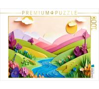 Puzzle · Mai: avec la Force du Soleil, Toutes Les Feuilles Poussent et de | nombreuses fleurs dessinent des taches colorées sur la prairie · 1000 pièces · Format assemblé 64 × 48 cm · CALVENDO Puzzle