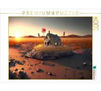 Puzzle CALVENDO Maison au soleil couchant | 1000 pièces, format assemblé 64 × 48