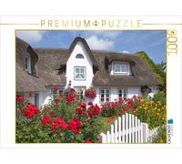 Puzzle CALVENDO Maison au toit de chaume, île d'Amrum | 1000 pièces, format asse