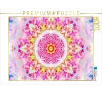 CALVENDO Puzzle Blüten Mandala Rosa 1000 Teile Puzzle quer 1000 Pieces 64 x 48 cm from Alaya GADEH