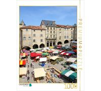 CALVENDO Puzzle Markt Von Villefranche de Rouergue 1000 Teile Puzzle Hoch 1000 Pieces 48 x 64 cm from Patrice Thebault