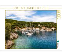 Puzzle CALVENDO Marina Kioni, Ithaque | 1000 pièces, format assemblé 64 × 48 cm