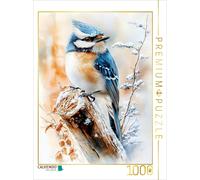Puzzle · Mésange Bleue | 1000 pièces · Format assemblé 64 × 48 cm · CALVENDO Puzzle