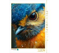 Puzzle CALVENDO Mésange bleue | 1000 pièces, format assemblé 64 × 48 cm | Puzzle