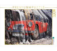 Puzzle CALVENDO MG Roadster sur fond spectaculaire | 1000 pièces, format assembl