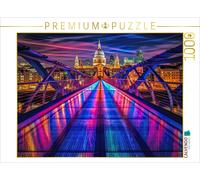 Puzzle CALVENDO Millennium Bridge, Londres | 1000 pièces, format assemblé 64 × 4