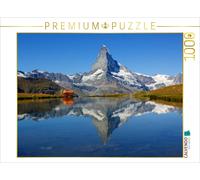 CALVENDO Puzzle Miroir, Miroir Le Double Cervin 1000 Pièces Taille de la Lege 64 x 48 cm Photo Puzzle Image de Susan Michel