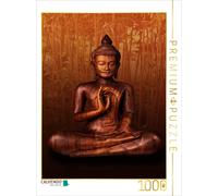 CALVENDO Puzzle Moine Bouddhiste Assis en Position de Lotus 1000 Pieces 48 x 64 cm from Bernd Maertens