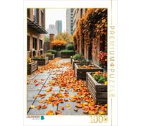 Puzzle CALVENDO Moment de jardinage doré en octobre | 1000 pièces, format assemb