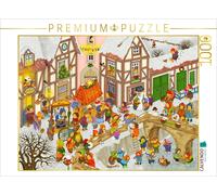 CALVENDO Puzzle Mein Dorf im Winter 1000 Teile Puzzle quer 1000 Pieces 64 x 48 cm from Marion Krätschmer