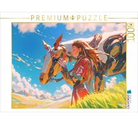 Puzzle CALVENDO Monture cyborg de style anime | 1000 pièces, format assemblé 64