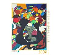 Puzzle CALVENDO Nasch-Kätz, Petra Kolossa, acrylique sur toile, 70 x 50, 2015 |
