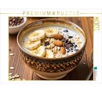 Puzzle CALVENDO Nature morte au muesli - Un réconfort chocolaté à la banane et a