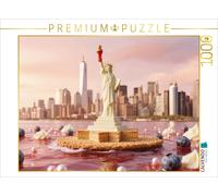 Puzzle CALVENDO New York - La silhouette de la ville en gâteau au fromage | 1000