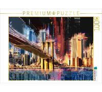 Puzzle CALVENDO New York, le pont de Brooklyn | 1000 pièces, format assemblé 64