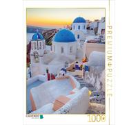 Puzzle CALVENDO Oia am Abend 1000 Teile Puzzle hoch | 1000 pièces, format assemb