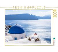 CALVENDO Puzzle Oia - église et cratère sur Santorin 1000 Pieces 64 x 48 cm from Thomas Meinert