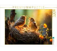 CALVENDO Puzzle Oiseaux, Nous Avons Faim | 1000 pièces de Taille de la Ponte 64 x 48 cm Puzzle Photo pour des Heures heureuses