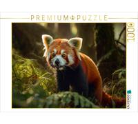 Puzzle · Panda Rouge - Attention | 1000 pièces · Format assemblé 64 × 48 cm · CALVENDO Puzzle