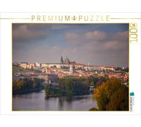 CALVENDO Puzzle Panorama de Prague avec Le château de Prague 1000 Pieces 64 x 48 cm from FotoDeHRO