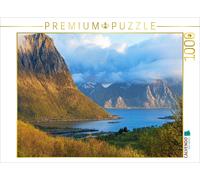 CALVENDO Puzzle Panoramique sur l'île Lofoten Vestvågøya | 1000 pièces Taille de la Pose 64 x 48 cm Puzzle Photo pour des Heures heureuses