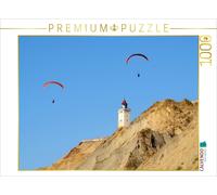 CALVENDO Puzzle Parapente à Rubjerg Knude Fyr 1000 Pieces 64 x 48 cm from Northlander