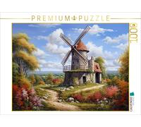 Puzzle CALVENDO Paysage de fin d'été avec un moulin à vent | 1000 pièces, format