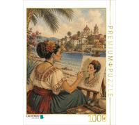 Puzzle CALVENDO Peint entre mer et ciel | 1000 pièces, format assemblé 64 × 48 c