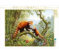 Puzzle CALVENDO Petit panda ou panda roux dans le style des peintures anciennes