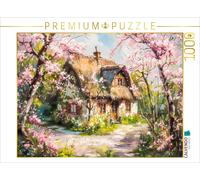 Puzzle CALVENDO Petite maison parmi les cerisiers | 1000 pièces, format assemblé