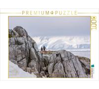 CALVENDO Puzzle Pingouin - Père et Fils - Antarctique 1000 Pieces 64 x 48 cm from Michael Altmaier