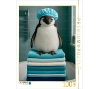Puzzle CALVENDO Pinguin Cool | 1000 pièces, format assemblé 64 × 48 cm | Puzzle
