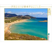 Puzzle CALVENDO Plage de Su Giudeu, Chia | 1000 pièces, format assemblé 64 × 48