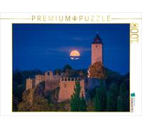 Puzzle CALVENDO Pleine lune au-dessus du château de Giebichenstein | 1000 pièces