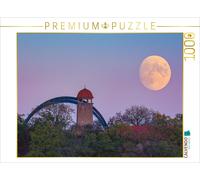 Puzzle CALVENDO Pleine lune au-dessus du zoo de montagne | 1000 pièces, format a