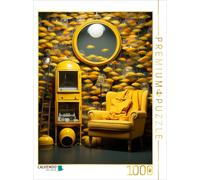 Puzzle CALVENDO Poissons jaunes | 1000 pièces, format assemblé 64 × 48 cm | Puzz