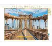 Puzzle CALVENDO Pont de Brooklyn et horizon | 1000 pièces, format assemblé 64 ×