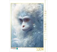 Puzzle · Portraits d'animaux - Peinture | Petit singe · 1000 pièces · Format assemblé 64 × 48 cm · CALVENDO Puzzle